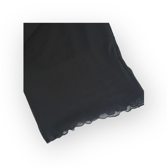new Papillon Blanc 🝮 Semi Sheer Comfy Lounge Pant 🝮 Versatile Evening 🝮 Black - Picture 4 of 16